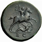 Sestertius - Titus S C, Rome, 72 reverse image