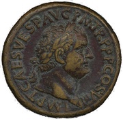 Sestertius - Titus IVD CAP S C; Judaea obverse image