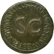 Sestertius - Vespasian IMP T CAES DIVI VESP F AVG P M TR P P P COS VIII, Rome, 80-81 reverse image