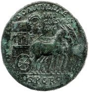 Sestertius IMP T CAES DIVI VESP F AVG P M TR P P P COS VIII obverse image