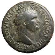 Sestertius - Titus IVDAEA CAPTA S C; Judaea obverse image