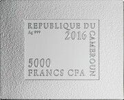 5000 Francs Tiger Hunt X obverse image