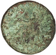 Sestertius - Trajan S P Q R OPTIMO PRINCIPI S C; Roma and Victory, Rome, 103-111 reverse image