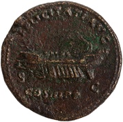 Sestertius - Hadrian FELICITATI AVG COS III P P S C, Rome, 129-130 reverse image