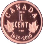 1 Cent In the name of George V; Voyageur reverse image