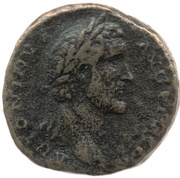 Sestertius - Antoninus Pius CAPPADOCIA S C; Cappadocia obverse image