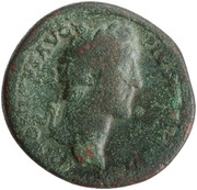 Sestertius - Antoninus Pius BRITANNIA S C; Britannia obverse image
