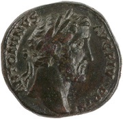 Sestertius - Antoninus Pius COS IIII S C obverse image