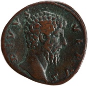 Sestertius - Lucius Verus Divus CONSECRATIO S C obverse image