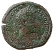 Sestertius - Commodus PROV DEOR TR P V IMP IIII COS II P P S C; Providentia obverse image