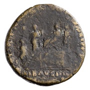 Sestertius - Commodus LIB AVG IIII TR P VI IMP IIII COS III P P S C; Liberalitas, Rome, 181 reverse image