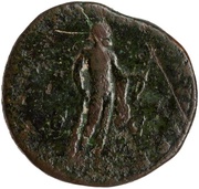 Sestertius - Commodus TR P VIII IMP VI COS IIII P P S C; Hercules, Rome, 183 reverse image