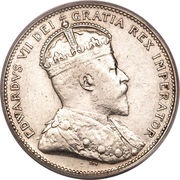 25 Cents - Edward VII obverse image