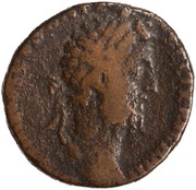 Sestertius - Commodus MART PACAT P M TR P XIIII IMP VIII COS V P P S C; Mars obverse image