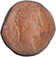 Sestertius - Commodus P M TR P XV IMP VIII COS VI S C; Pax obverse image