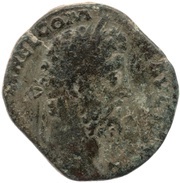 Sestertius - Commodus I O M SPONSOR SEC AVG VI P P S C; Jupiter obverse image