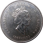 25 Cents - Elizabeth II Manitoba obverse image