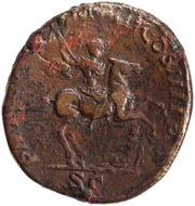 Sestertius - Caracalla P M TR P XVII IMP III COS IIII P P S C, Rome, 214 reverse image