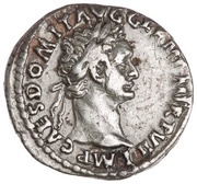 Quinarius - Domitian IMP XIIII COS XIIII CENS P P P; Victory obverse image