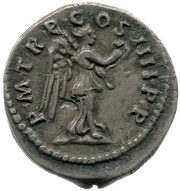 Quinarius - Trajan P M TR P COS IIII P P; Victory, Rome, 101-102 reverse image