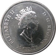 25 Cents - Elizabeth II Creativity obverse image