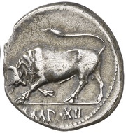 Denarius - Augustus IMP XII, Rome, 11 BC - 10 BC reverse image