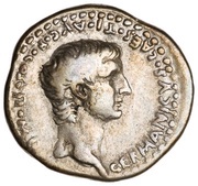 Drachm - Germanicus and Augustus DIVVS AVGVSTVS obverse image