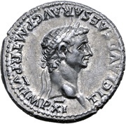 Denarius - Claudius DE BRITANN obverse image