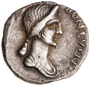 Denarius PACI P R obverse image
