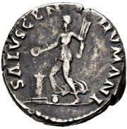 Denarius - Galba SALVS GEN HVMANI, Rome, 68-69 reverse image