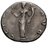 Denarius - Otho CERES AVG; Ceres, Rome, 69 reverse image