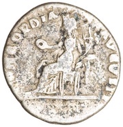 Denarius - Vespasian CONCORDIA AVGVSTI; Concordia, Rome, 72-73 reverse image