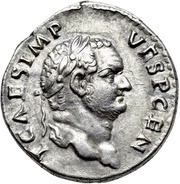 Denarius - Titus SALVS AVG; Salus obverse image