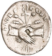 Denarius - Vespasian FIDES PVBL, Rome, 73 reverse image