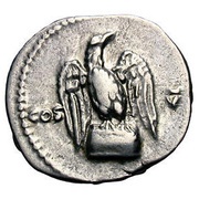 Denarius - Titus COS V, Rome, 76 reverse image