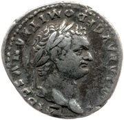 Denarius - Domitian PRINCEPS IVVENTVTIS obverse image