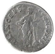 Denarius - Domitian PRINCEPS IVVENTVTIS; Salus, Rome, 79 reverse image
