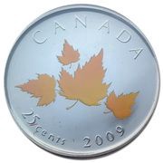25 Cents - Elizabeth II Oh! Canada, Canada, 2009 reverse image