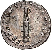 Denarius - Titus TR P VIIII IMP XIIII COS VII, Rome, 79 reverse image