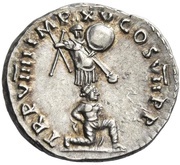 Denarius - Titus TR P VIIII IMP XV COS VII P P, Rome, 79 reverse image