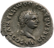Denarius - Domitian PRINCEPS IVVENTVTIS; Salus obverse image