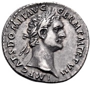 Denarius - Domitian IMP XIIII COS XIII CENS P P P; Minerva obverse image