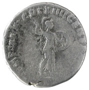 Denarius - Domitian IMP XIX COS XIIII CENS P P P; Minerva, Rome, 88-89 reverse image