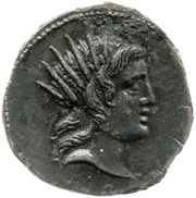 Denarius IMP CAES TRAIAN AVG GER DAC P P REST L LVCRETI TRIO; Sol obverse image