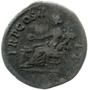 Denarius - Trajan TR P COS II P P; Concordia, Rome, 98-99 reverse image