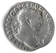Denarius - Trajan COS V P P S P Q R OPTIMO PRINC; Roma and Victory obverse image