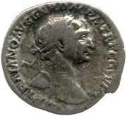 Denarius - Trajan S P Q R OPTIMO PRINCIPI; Victory obverse image