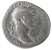 Denarius - Trajan S P Q R OPTIMO PRINCIPI; Victory obverse image