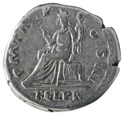 Denarius - Hadrian P M TR P COS III FEL P R; Felicitas, Rome, 120-121 reverse image