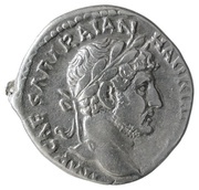 Denarius - Hadrian P M TR P COS III LIB PVB; Libertas obverse image